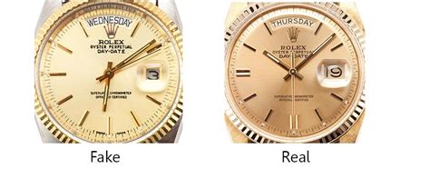 rolex day date oro falso|how to identify a fake rolex.